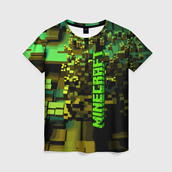 Женская футболка Minecraft, pattern 2022