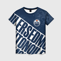 Женская футболка Edmonton Oilers , Эдмонтон Ойлерз