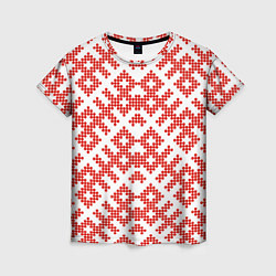 Женская футболка Славянский орнамент этнический узор