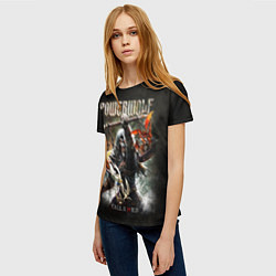 Футболка женская Powerwolf Call of the Wild, цвет: 3D-принт — фото 2