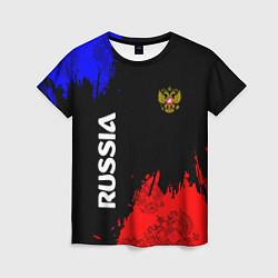 Женская футболка Russia Патриот