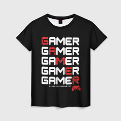 Женская футболка GAMER - GAMER - GAMER