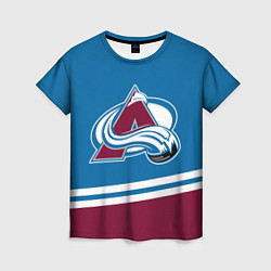 Женская футболка Colorado Avalanche, Колорадо Эвеланш