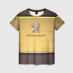 Женская футболка Peugeot: Gold