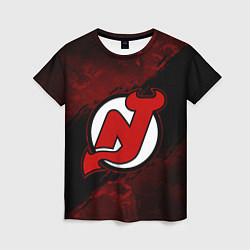 Женская футболка New Jersey Devils, Нью Джерси Девилз