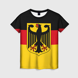 Футболка женская Германия - Germany, цвет: 3D-принт