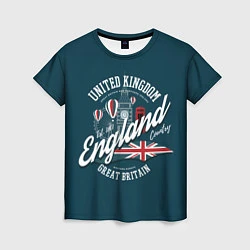 Женская футболка Англия England