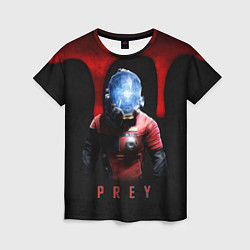 Женская футболка Prey dark blood