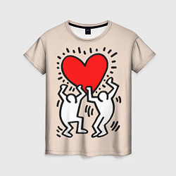 Женская футболка Светлое сердце