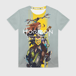 Женская футболка Horizon forbidden west Aloy