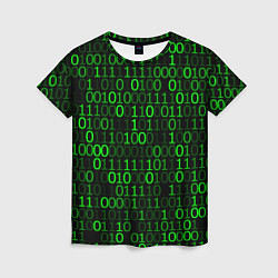 Женская футболка Бинарный Код Binary Code