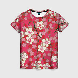 Женская футболка Пышная весна