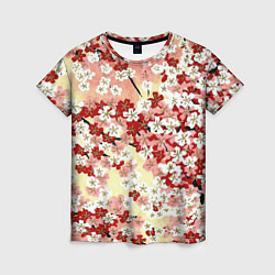 Женская футболка Цветущая весна