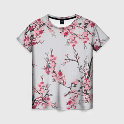 Женская футболка Цветущие ветви