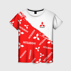 Женская футболка Mitsubishi Паттерн