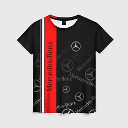 Женская футболка Mercedes Паттерн