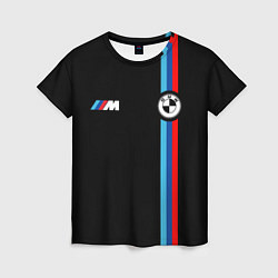 Женская футболка БМВ 3 STRIPE BMW
