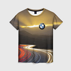 Женская футболка BMW Night route