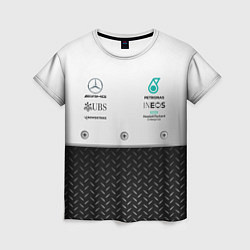 Женская футболка MERCEDES F1 СТАЛЬ