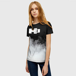 Футболка женская Hummer дым, цвет: 3D-принт — фото 2