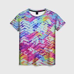 Женская футболка Color vanguard pattern