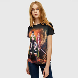 Футболка женская Рафталия и Наофуми, цвет: 3D-принт — фото 2