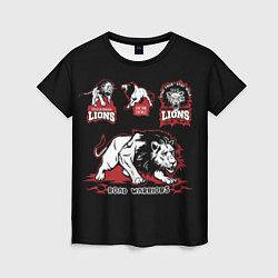 Женская футболка Дикий Лев Wild Lion