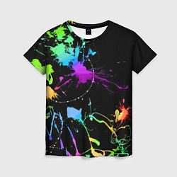 Женская футболка Neon vanguard fashion pattern