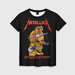 Футболка женская METALLICA - HARVESTER OF SORROW, цвет: 3D-принт