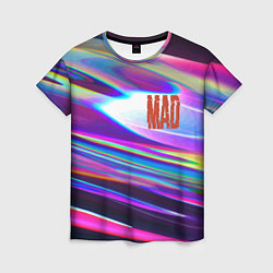 Женская футболка Neon pattern Mad