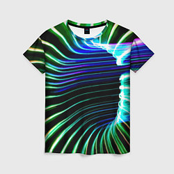 Женская футболка Portal Fashion pattern Neon