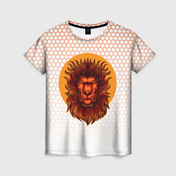 Женская футболка Солнечный лев