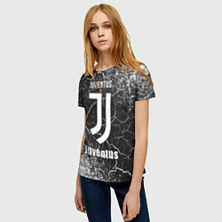 Футболка женская ЮВЕНТУС Juventus - Арт, цвет: 3D-принт — фото 2