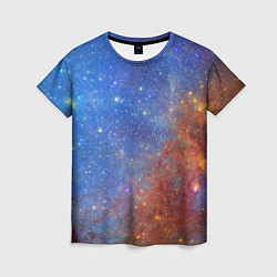Женская футболка Яркая вселенная