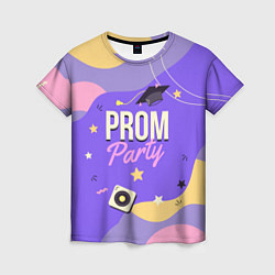 Женская футболка Prom party