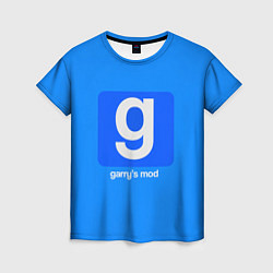 Женская футболка Garrys Mod логотип