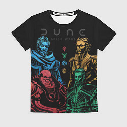 Женская футболка Dune: Spice Wars все фракции