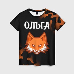 Женская футболка Ольга - ЛИСА - Камуфляж
