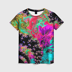 Женская футболка Сюрреалистическая фрактальная композиция Мода Surr