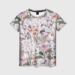 Женская футболка Цветы Эхинацеи