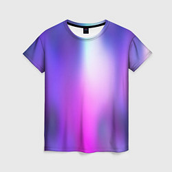 Женская футболка Blur Абстрактный размытый фон с градиентом