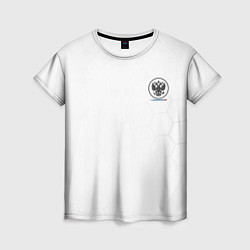 Женская футболка Russia White Collection 20222023