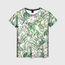 Женская футболка Цветы Летний Ботанический Букет