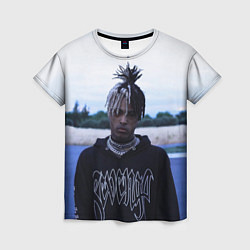 Женская футболка XXXTentacion in a revenge hoodie