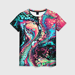 Женская футболка Acid Wave