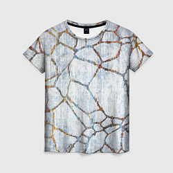 Женская футболка Авангардный текстурный паттерн