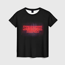 Женская футболка С логотипом Stranger Things