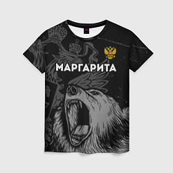 Женская футболка Маргарита Россия Медведь