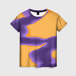 Женская футболка Фиолетовая река