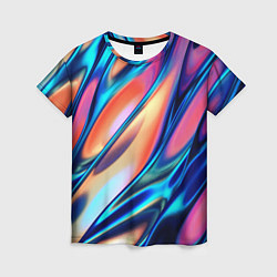 Женская футболка Colorful flow